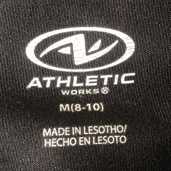 Athletic Works Women’s Black Geometric Leggings Size Medium - Picture 3 of 12